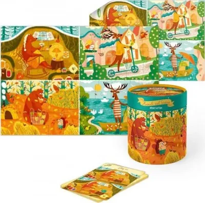 Obrázek produktu pro Puzzle a aktivity - Zvířata a roční období 50 dílků