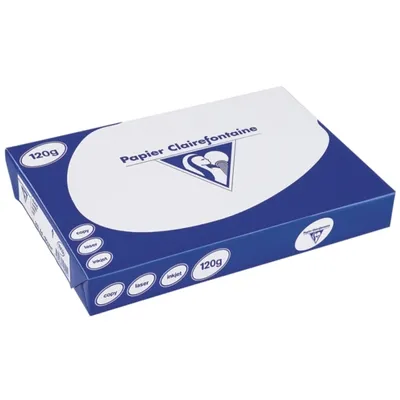 Produktbild von Clairfontaine Clairalfa, DIN A3, 120g 250 Blatt, weiß - Weiß 171 CIE