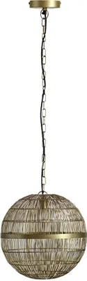 Produktbild von Pendelleuchte, Metallgeflecht, altmessing, H 120 cm