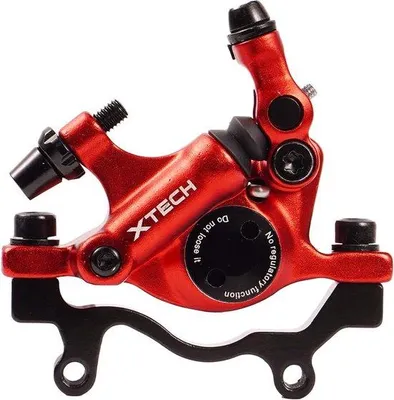 Obrázek produktu pro Hydraulická kotoučová brzda pro horská kola, červená, hliník