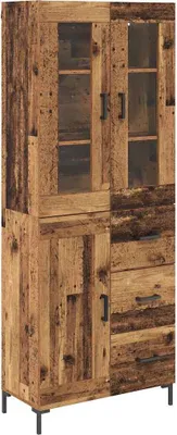 Immagine prodotto di Credenza con cassetto 2 pcs Legno vecchio Legno multistrato