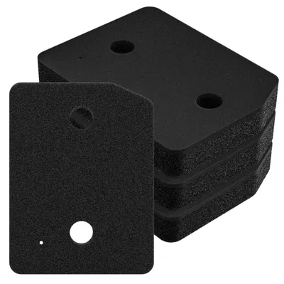4er-Pack Filter für Miele T1 Trockner 9164761, 207x157x30 mm