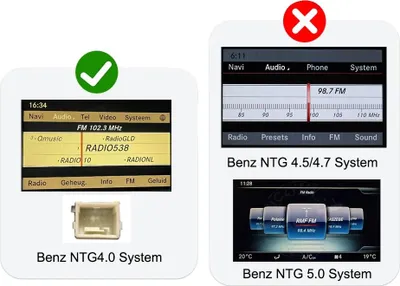 Zdjęcie produktu dla Interfejs Carplay, łączność bezprzewodowa, kompatybilny z Mercedes Benz, NTG 4.0