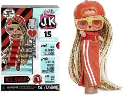 Zdjęcie produktu dla L.O.L. Surprise! J.K. Doll - M.C. Swag, Lalka dziecko, Damski, 4 lat(a), Dziewczyna, Wielobarwny