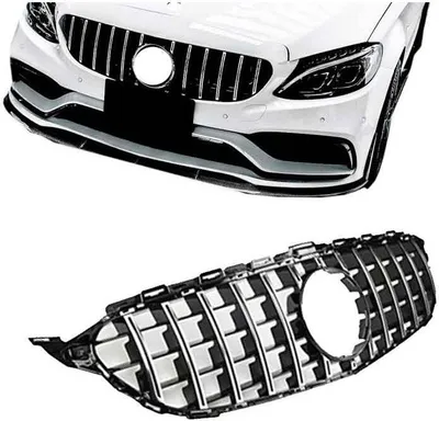 Produktbild von Premium Sport Grill Kühlergrill schwarz chrom glanz für Mercedes C-Klasse W205 S205