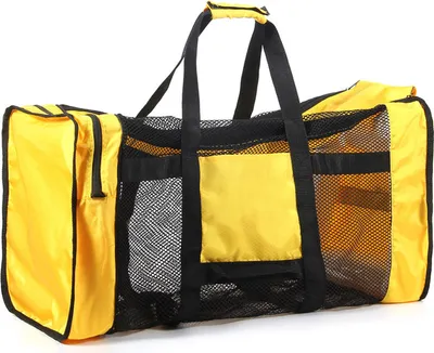 Produktbild von 100L Mesh Duffle Gear Bag fuer Tauchen, Schnorcheln, Schwimmen, Strand und Sportausruestung