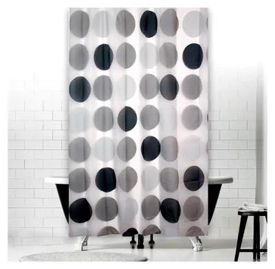 Produktbild von PEVA 120 x 200 cm GRAU SILBER RETRO INKL. RINGE 120x200 EXTRA SCHMAL EXTRA KURZ
