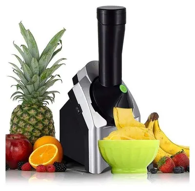 Produktbild von Elektrischer Fruchtsorbet-Maker zur Zubereitung veganer Eiscreme-Desserts