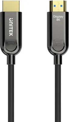 Imagen del producto de Cable HDMI 2.1 óptico AOC Unitek C11085GY01-30M