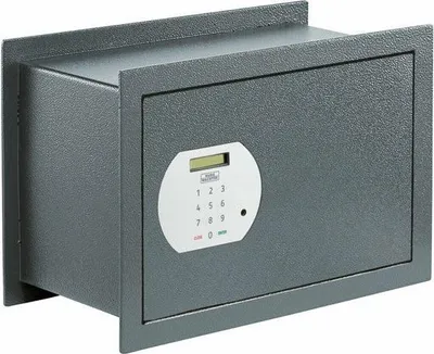 Produktbild von BURG-WÄCHTER PSW 130 E, Wandtresor, Grau, Elektronisch, 16,5 l, Stahl, 1 Regale