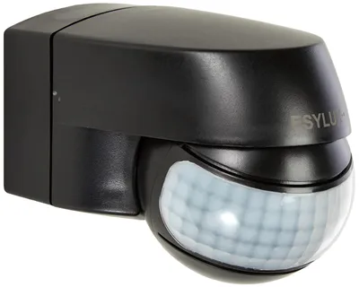 Produktbild von ESYLUX MD 120, Wand, Schwarz, IP44, 2000 Lux, 2,5 m, 120°