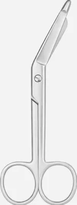 Produktbild von Gebogene Edelstahlscheren 14 cm scharf für Haushalt & Basteln