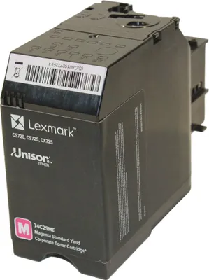 Produktbild von Lexmark 74C2SME Toner Magenta -Bulk