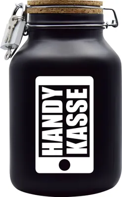 Produktbild von Spardose Geld Geschenk Ideen Handy Kasse Schwarz Größe XXL 3 Liter