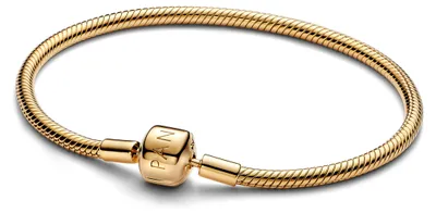 Produktbild von PANDORA Schlangenarmband für Damen, Moments, IP Gold