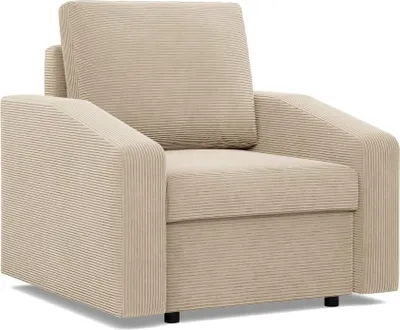 Produktbild von Loungesessel für das Wohnzimmer NEO, Cord - Beige