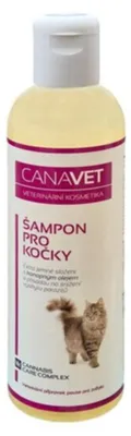 Obrázek produktu pro Šampon pro kočky s konopným olejem, antiparazitní - 250 ml