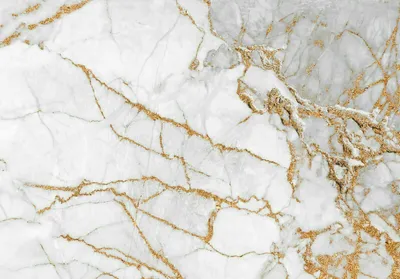 Produktbild von Vlies Fototapete Marmor (416x254cm - 4 Bahnen) gold grau Mauer Steinopik Steinwand Wohnzimmer Schlafzimmer Wandtapete Modern Tapete Latexdruck UV-Beständig Geruchsfrei Hohe Auflösung Montagefertig
