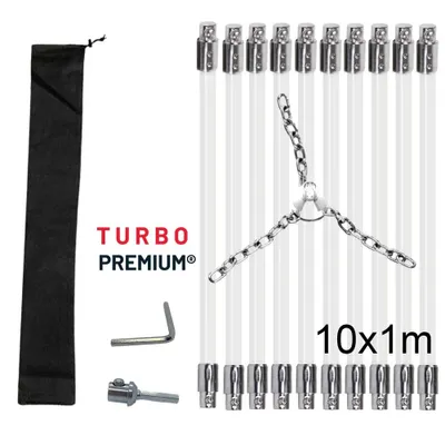 Immagine prodotto di Spazzacamino rotativo con testa a catena TURBO Premium® - 10M