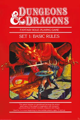 Immagine prodotto di Dungeons & Dragons - Poster - Regole di base + Ü-Poster