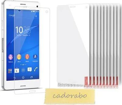 Produktbild von Cadorabo 10x Schutzfolie für Sony Xperia Z3 COMPACT Display-Schutzfolien in Weiß hochtransparent