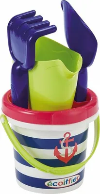 Produktbild von Ecoiffier Sandeimergarnitur Maritim mit Gießkanne 12 cm