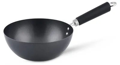 Produktbild von Ken Hom Excellence Woklette 20 cm, Mini Wok Kohlenstoffstahl, Wokpfanne