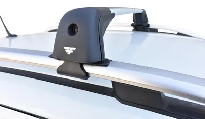 Productafbeelding van Dakdragers geschikt voor Subaru Impreza XV vanaf 2010 open dakrailing - Aluminium - Hoog laadvermogen 100kg - Wingbar Grijs - Merk Farad