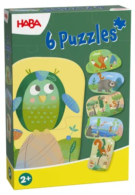 Productafbeelding van 6 eerste puzzels - Bosdieren