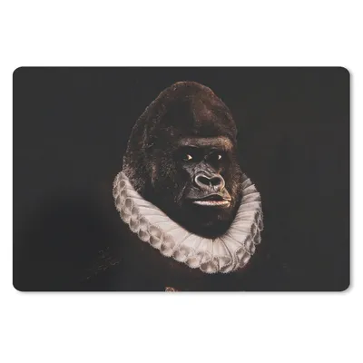 Produktbild von MuchoWow® Mauspad Mousepad Gemälde - Gorilla - Alte Meister 27x18 cm - Mousepads - Maus Mat - Pad - Mausunterlage - Büroartikel - Desk Matten