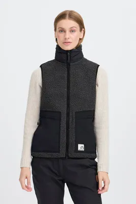 Produktbild von North Bend NBGalan W Teddy Vest Damen Weste Outdoor-Weste normal