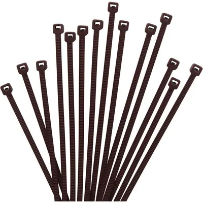 Produktbild von Kabelbinder Braun 1000 Stück 100mm x 2,5mm UV Beständig 8,1 kg Zugfestigkeit