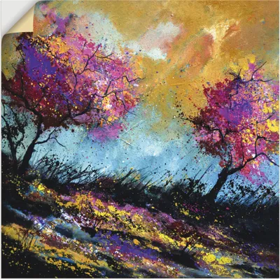 Produktbild von ARTland Wandbild, selbstklebend Herbst-Eichen Größe: 70x70 cm
