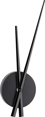 Produktbild von TFA Quarz Wanduhr 60.3036.01 96 mm x 310 mm x 33 mm Schwarz (60.3036.01)