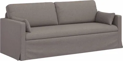 Zdjęcie produktu dla vidaXL Sofa w kolorze taupe 198 x 78 x 80 cm, materiałowa
