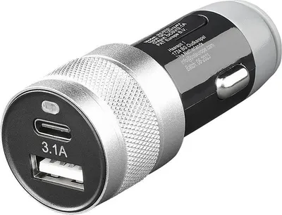 Zdjęcie produktu dla Dwukierunkowa ładowarka USB typu A + C 12V/24V 3100mA