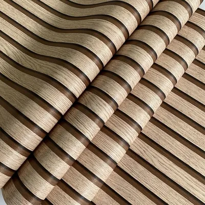Produktbild von RHP Tapete Holzoptik 3D – Wandpaneel Design, moderne Lamellenwand im Skandi Look, Natur Optik, Holzwand Effekt, 0,53 x 10,05 m 930056