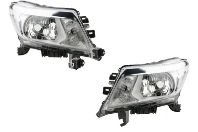 Immagine prodotto di Johns, Fari adatti per Nissan Navara D40 10/15- H4 sinistra destraw. + attuatore 26056BN702 26056AU300 0006000619811 09160989 4500689 600061981