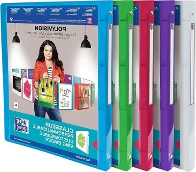 Produktbild von Famanu Ringbuch Polyvision bunt - 2 cm - 12 Stück - sortierte Farben
