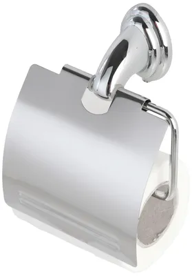 Immagine prodotto di Portarotolo in acciaio cromato con coperchio Facile