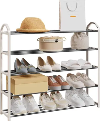 Produktbild von EUGAD Schuhregal Schuhablage Schuhständer Schuhschrank Schuhe Ständer Regale, Creme