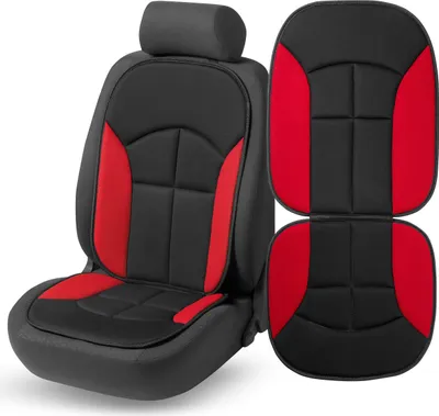 Obrázek produktu pro WALSER potah na autosedačku Novara, potah na autosedačku, chránič autosedačky univerzální, chránič autosedačky, chránič autosedačky, chránič autosedačky nákladní automobil černý/červený