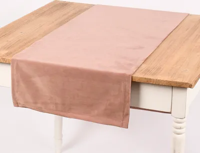 Produktbild von Magma Tischläufer Samt uni altrosa 40x145cm