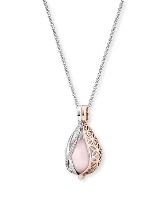 Produktbild von Engelsrufer ERN-TEARLI-RQ-XS-BIR Damen Collier 925 Bicolor Rose 50 cm