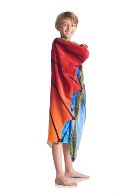 Productafbeelding van Kanguru Momonga Draagbare Deken Draak, 90 x 100 cm, Fleece