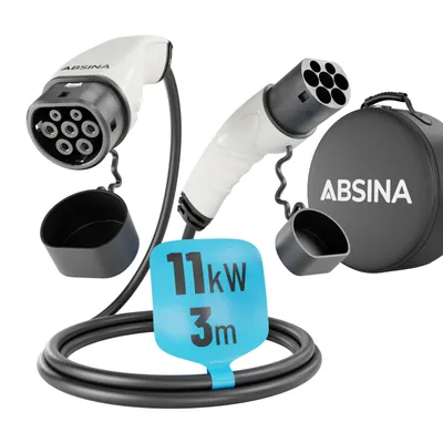 Obrázek produktu pro Nabíjecí kabel Absina pro elektromobily - 11kW typ připojení: Typ 2