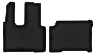 Immagine prodotto di Tappetini in moquette per Mercedes Actros MP4 2011-2019 (Wąska kabina) – set 4 pezzi, neri, su misura – Wielganizator DURBAN