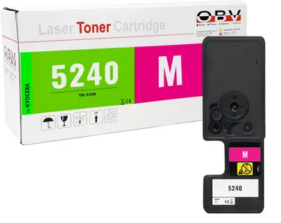 Produktbild von Kompatibler Toner für Kyocera ECOSYS M5526cdn P5026cdn ersetzt TK-5240M Magenta - ca. 3.000 Seiten