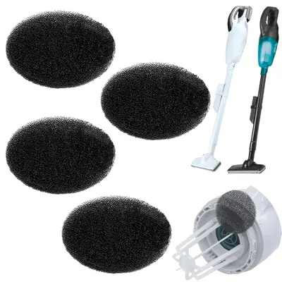 4 Schaumstofffilter für Makita CL100/106/180/183/DCL180