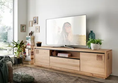 Produktbild von TV Board 215x56cm "Bergamo" Wildeiche geölt WZ-0159